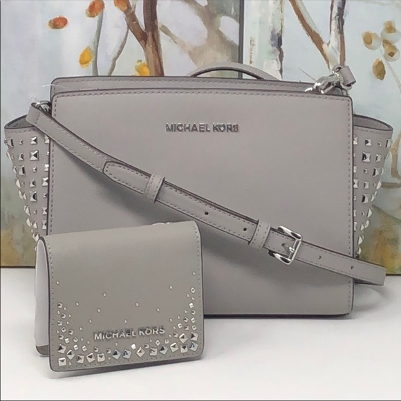 Michael Kors Handbags - NWT Michael kors Bundle Selma stud + wallet